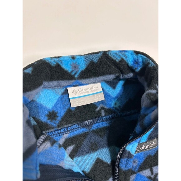 NWT Columbia Baby Jacket Infant 0-3M Castle Dale Full Zip Fleece Sweater Blue - Picture 5 of 7